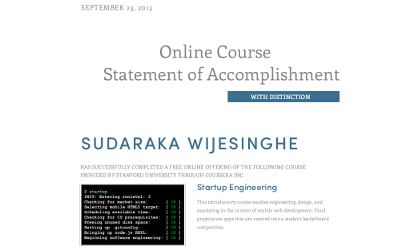 Startup Engineering, 23rd September 2013